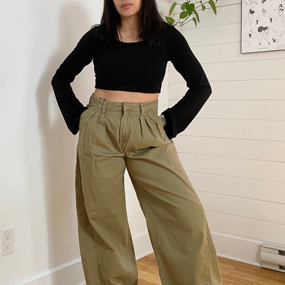 Reformation tencel long sleeve crop top - Picture 1 of 4